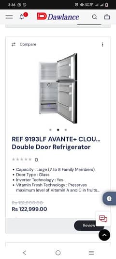 Dawlance refrigerator