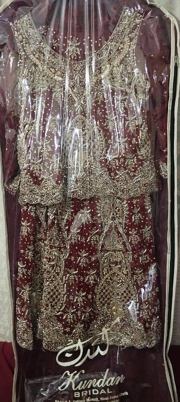 Nikkah dress. mehroon 3