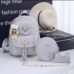 girls,grey bag for school college university