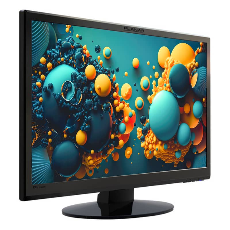 Planar LED 27" inch 2K resolution IPS Moniter HDMI, DVI, D-Port & VGA 2