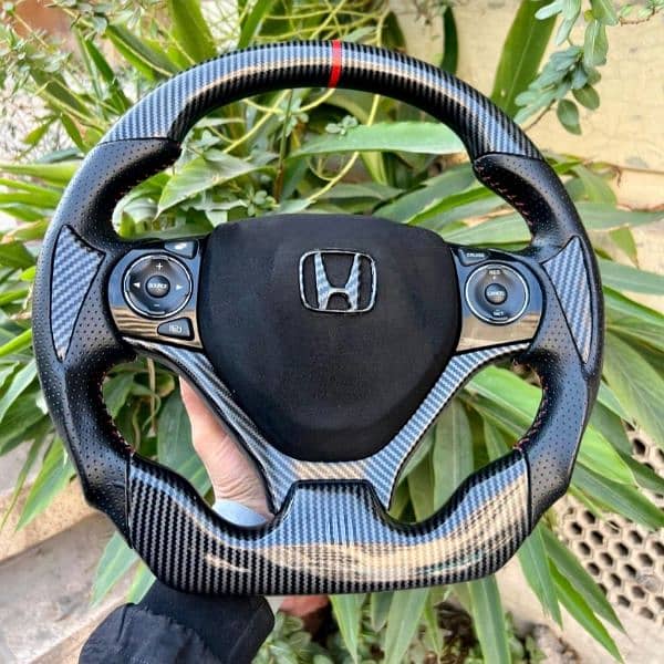 Honda Rebith Carbon fiber steering 1