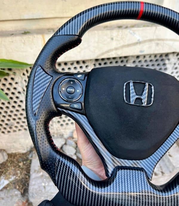 Honda Rebith Carbon fiber steering 2