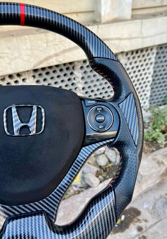 Honda Rebith Carbon fiber steering 3