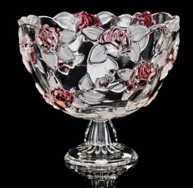 Crystal Vase And Fruit Bowl For Dining Table 4