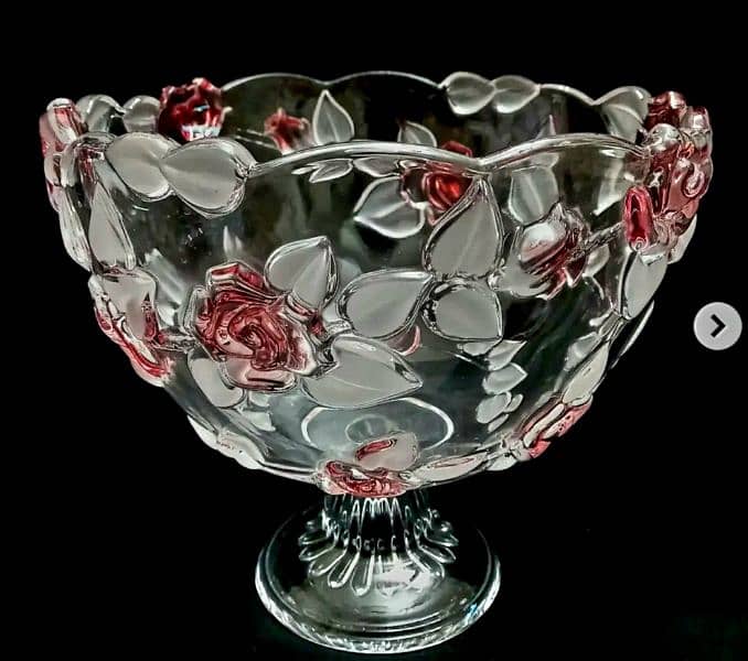 Crystal Vase And Fruit Bowl For Dining Table 5