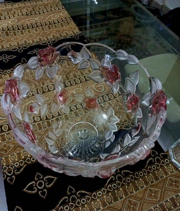 Crystal Vase And Fruit Bowl For Dining Table 6