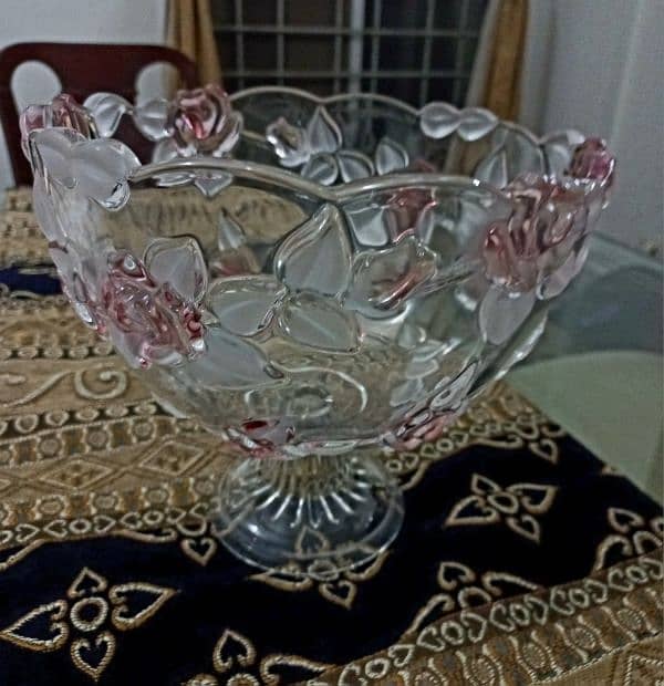 Crystal Vase And Fruit Bowl For Dining Table 8