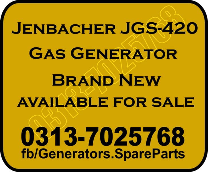 jenbacher JGS 420 0