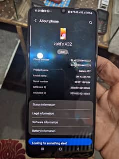 Samsung  A32 6GB Ram 128 GB Rom 03004490328