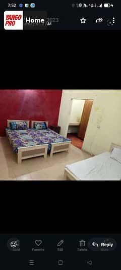 furnished Rooms available for Rent call waqas manager 0308-2881758