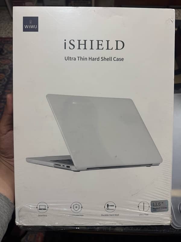 Shell Case for Macbook Air M2/M3, 13.6 0