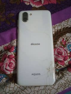 Aquos r2 non pta 64gb back crack Baki all okay hai