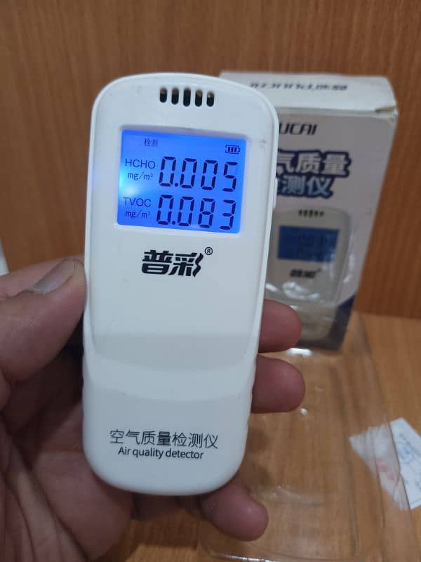 Air Quality Tester Monitor for home outdoor AQI METER SMOG HCHO TV 8