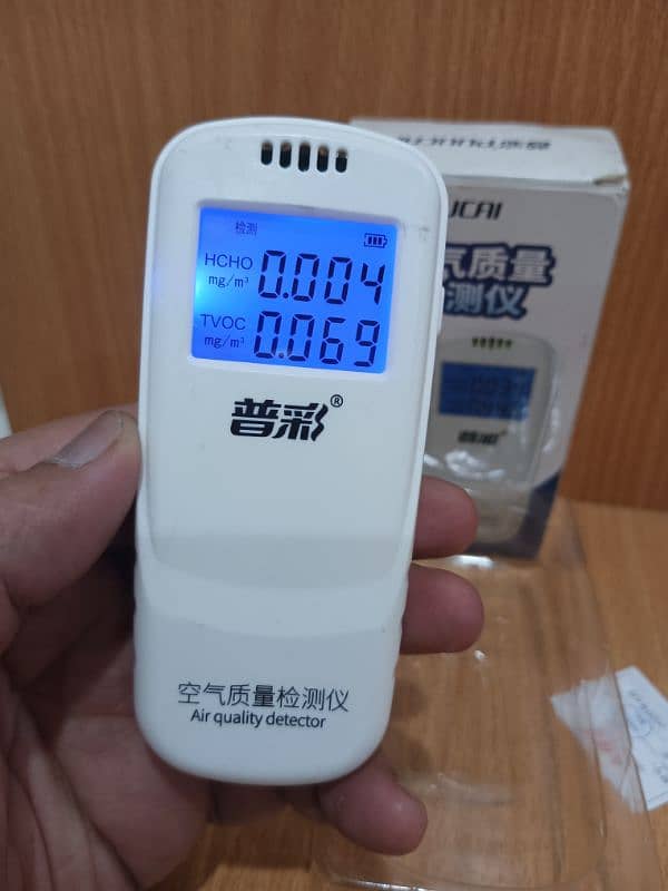 Air Quality Tester Monitor for home outdoor AQI METER SMOG HCHO TV 9