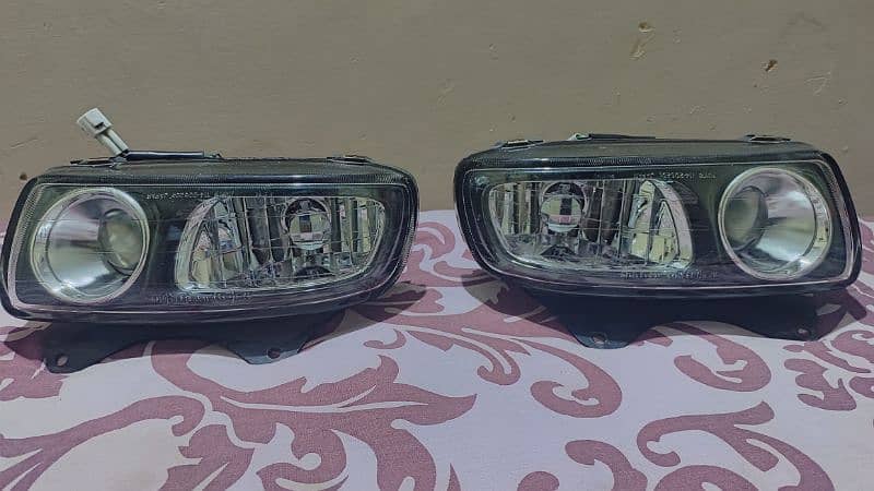 Subaru legacy koito dual fog lights projectors / crystal corolla 1