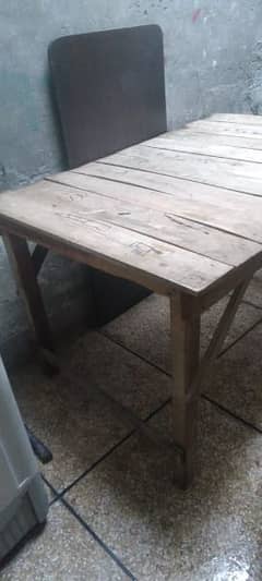 table and bench