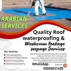 leakage seepage waterproofing heatproofing washroom roof tank SERVICE