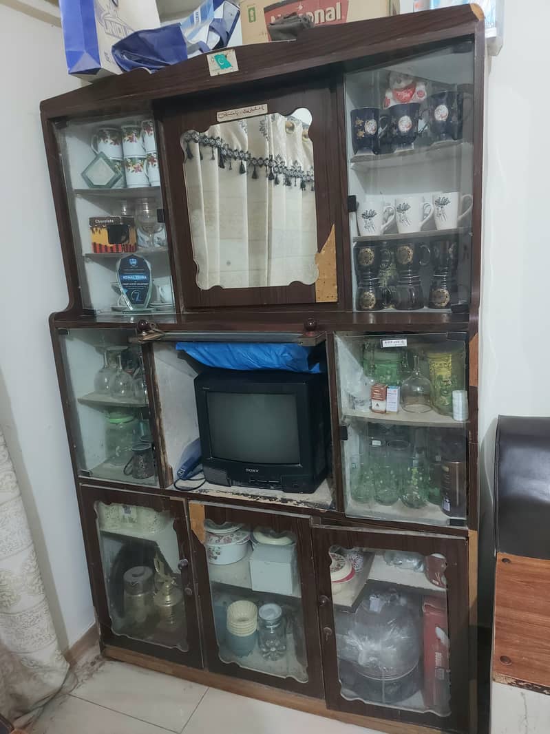 Wooden Showcase divider furniture. 2