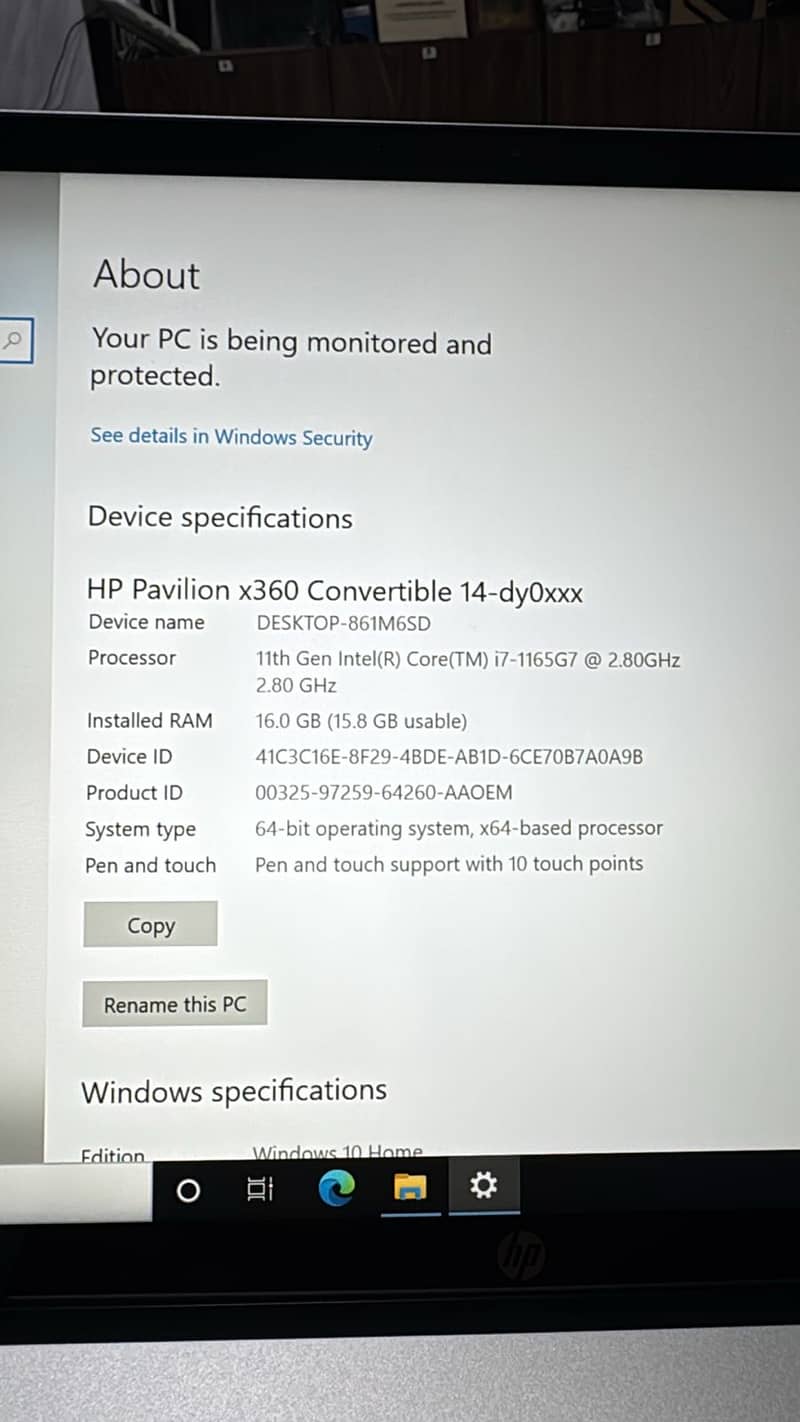 HP Pavillion x360 Core-i7 11th gen 2