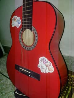 Slightly used Red Guitar, Kapok 40"