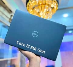 Dell Laptop Core i5 8th Generation (Ram 8GB + SSD 256GB) Ultra Slim