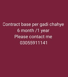 Alto gadi monthly basis pr chahye