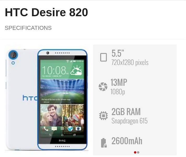 HTC Desire 820 2