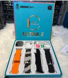 Crown ultra 2 (5 in 1) smart watch