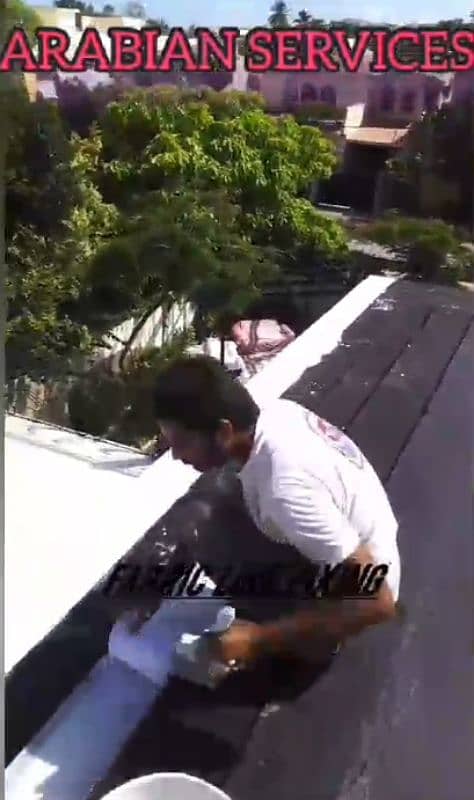 washroom roof leakage seepage waterproofing service in Karachi 14