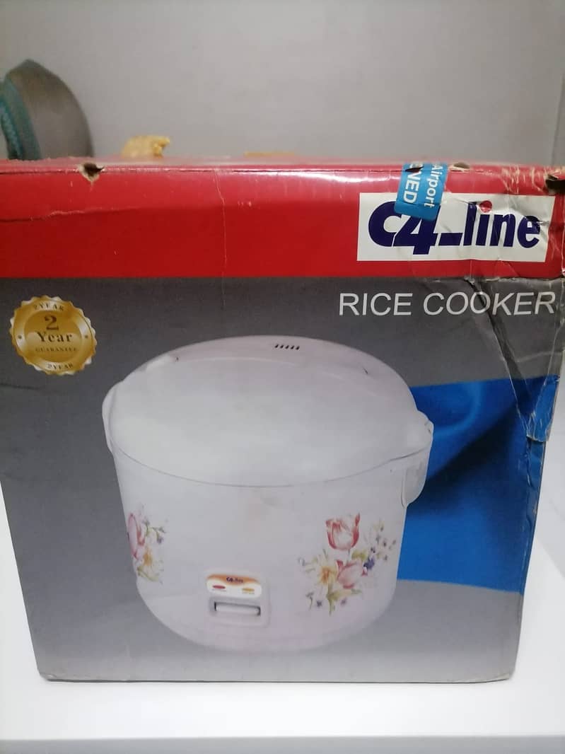 Perfect Rice Every Time!  C4-Line Rice Cooker – 10 Cups, Easy To Use 3