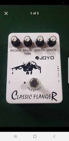 Joyo Classic Flanger electric guitar pedal.