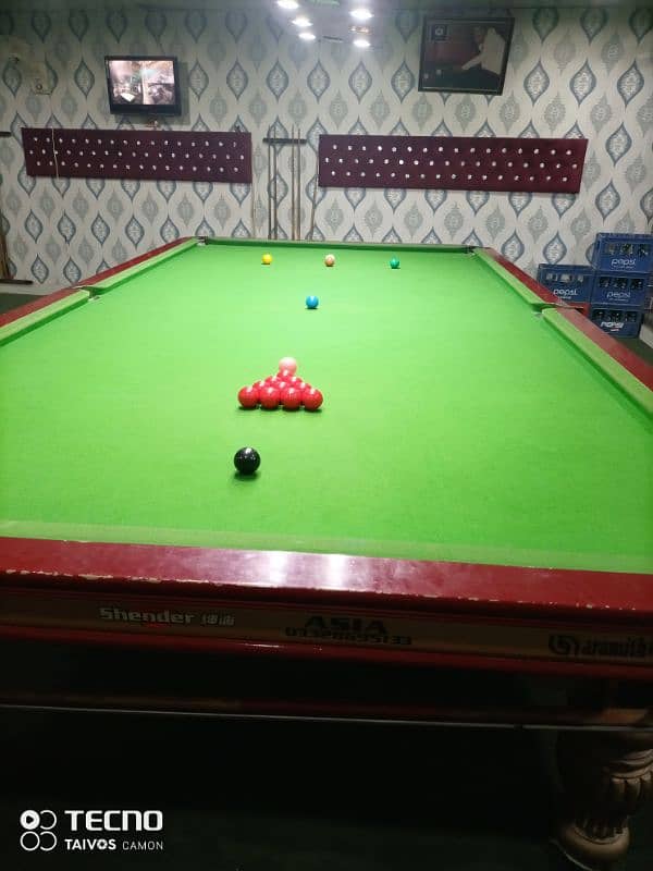 Shender Snooker table 6/12 5