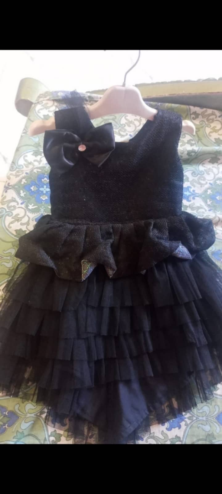 imported baby fairy tail frock 10/10 condition color Black 1