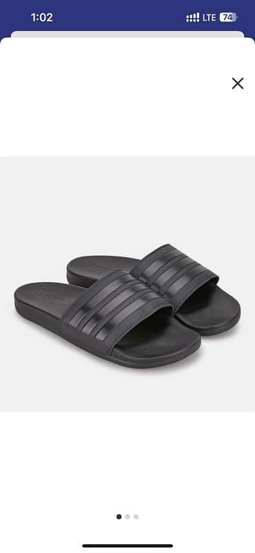 Brand new Adidas Original Adilette Comfort Slides/Slippers 8