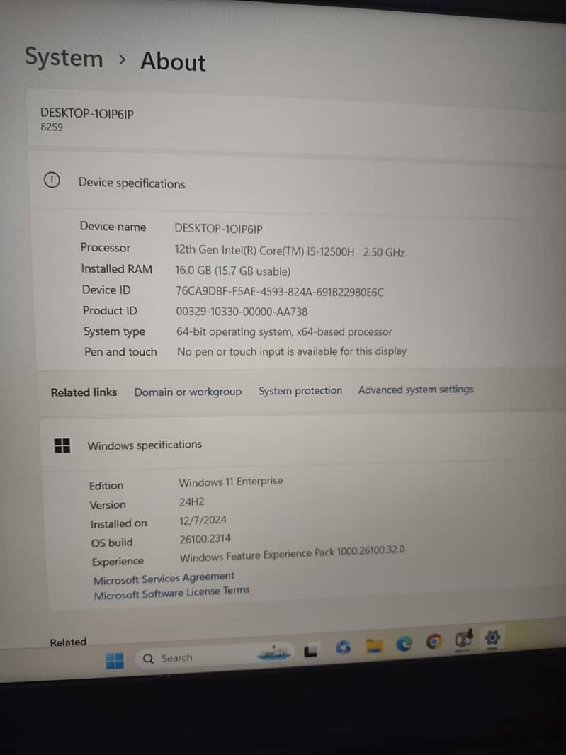 Lenovo 12th gen 15iah7 CPU i5 12500H GPU 3050ti gaming laptop 6