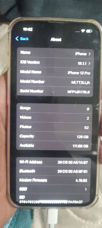 iphone 13 pro jv 128 gb with box 2