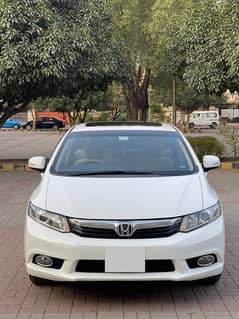 HONDA CIVIC VTI ORIEL PROSMATEC FULL OPTION 2014 WHITE ORIGINAL