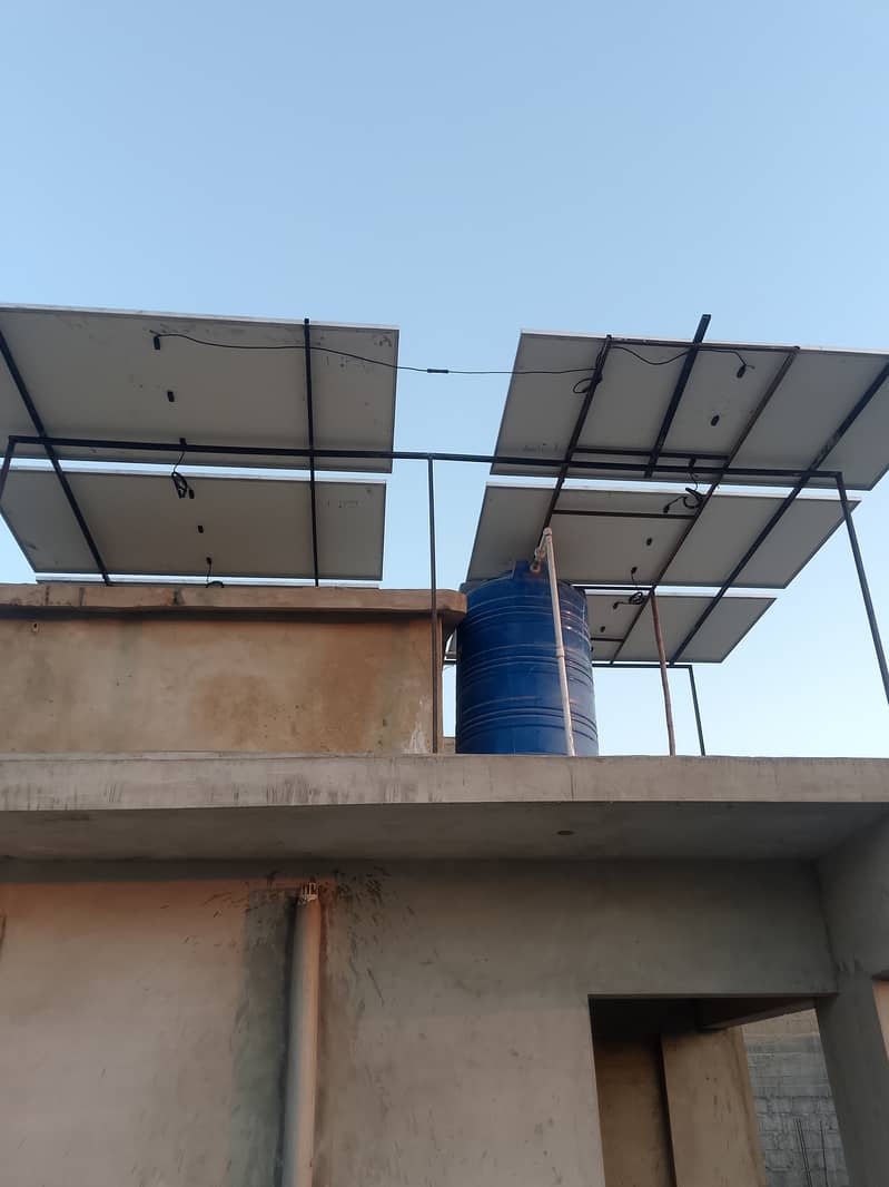 Solar installation/solar elevated structure/solar complete wiring 4