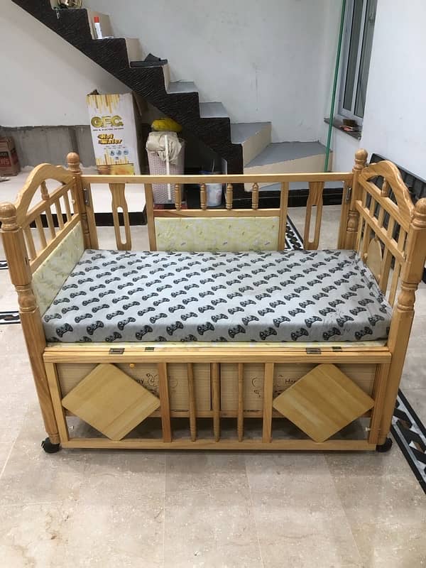 Crib Bed for sale with mattress 16