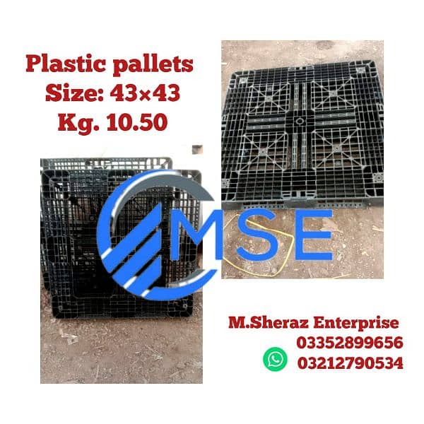 Industrial Pallets stock in Pakistan | Plastic & Wooden pallets 4