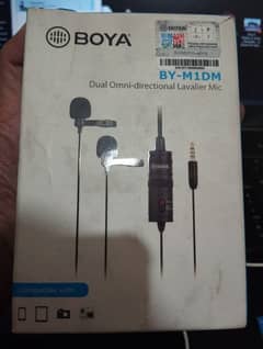 Boya BY-M1DM Dual Omni-directional Lavalier Mic