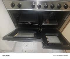 Cooking rage 5 burner + 2 door oven