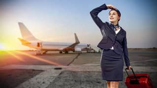 Required female Air hostess staff fresh female can apply