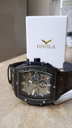 ONOLA ON6813 LX Automatic Chronograph (BLACK) Limited Edition Watch