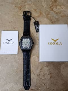 ONOLA ON6813  Automatic Chronograph (BLACK) Limited Edition Watch