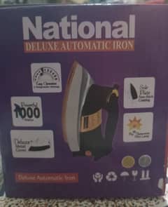 National Heavy Weight Dry Clothes Iron – Powerful & Durable