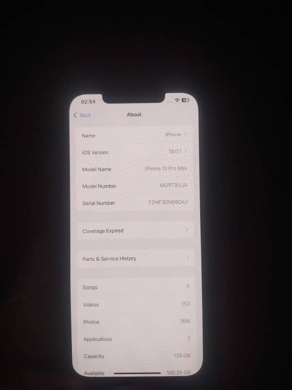 Iphone 12 Pro Max 128 GB Non PTA 3