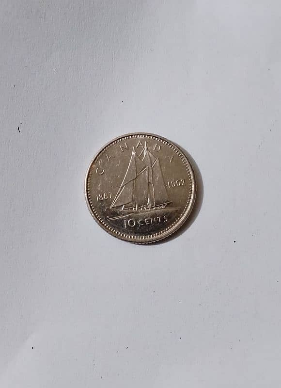 10 cents coin Canada 1992 1