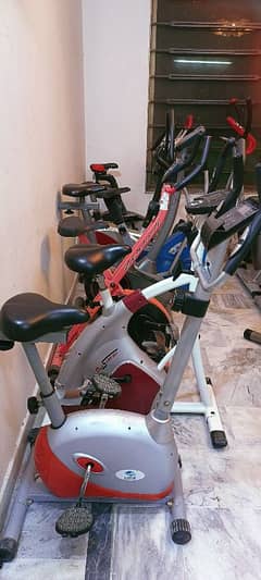 exercise cycle elliptical cross trainer recumbent bike spin magnetic