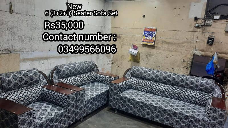 6 Seater Sofa Set WhatsApp 0349_95660_96 3